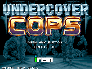 Undercover Cops (World) Title Screen